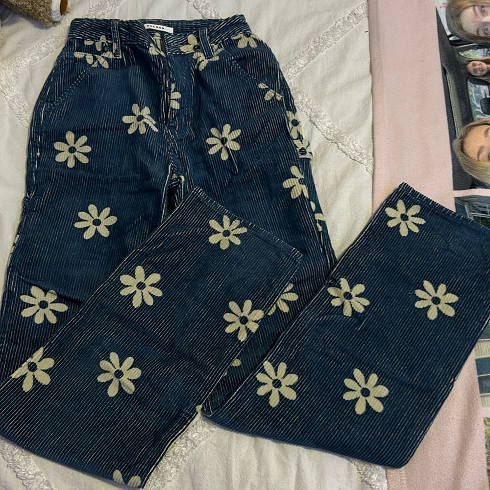 pacsun flower pants